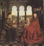 Jan Van Eyck The Virgin of Chancellor Rolin (mk05) oil painting reproduction